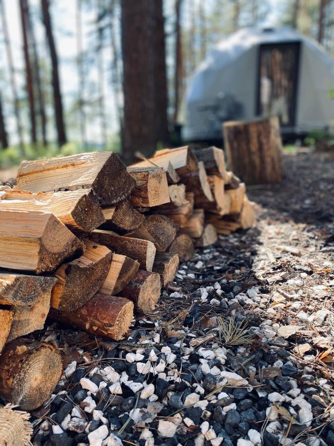 Vila Skywoods.Glamping Molėtai Exteriér fotografie